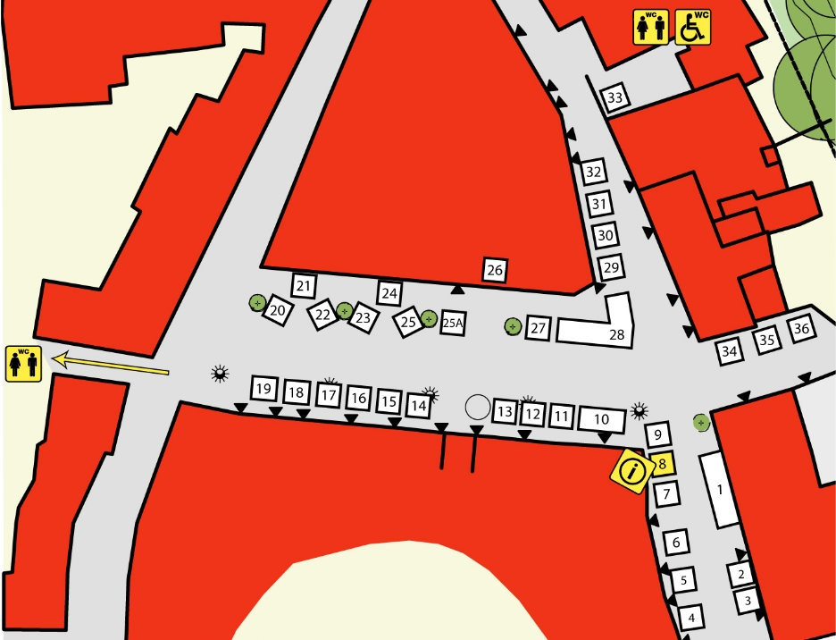Übersichtskarte Andreasmarkt Übersichtskarte Andreasmarkt