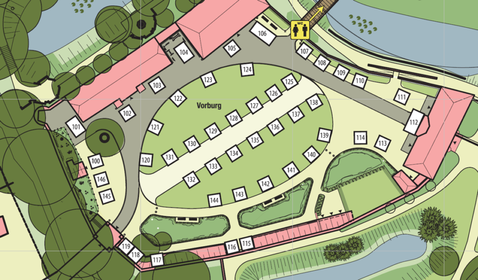 Übersichtsplan Vorburg Übersichtsplan Vorburg